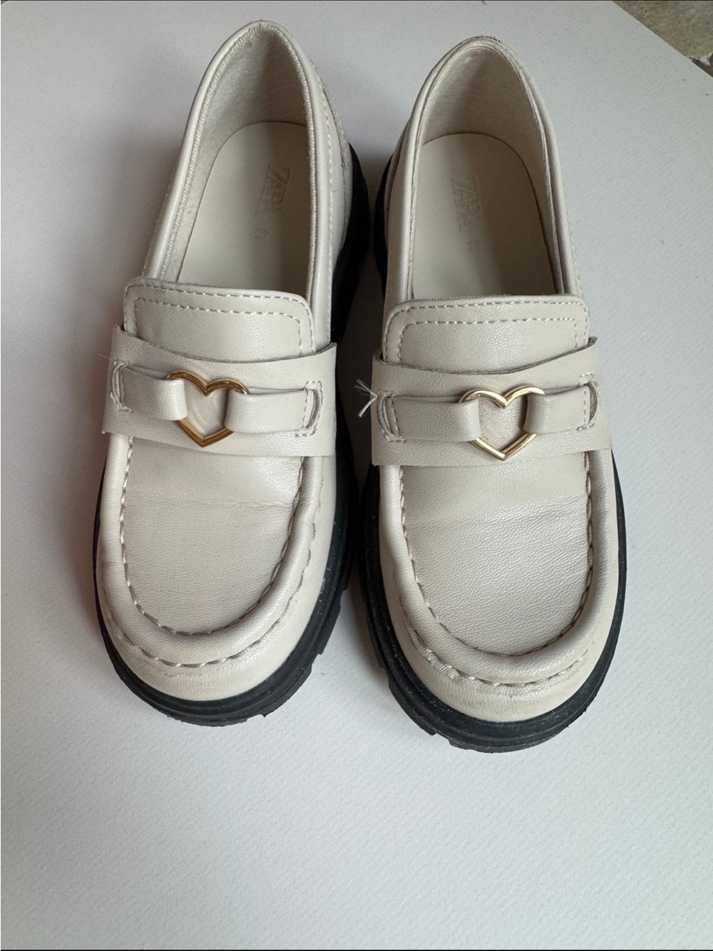 Zara girls Loafers size 12